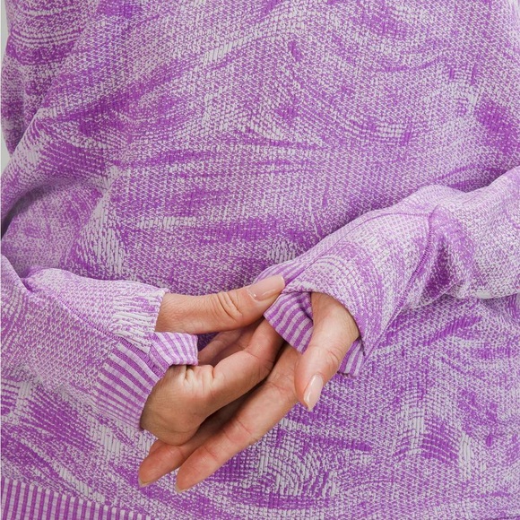 Lululemon Rest Less Pullover long sleeve faint lavender size 8 - Picture 3 of 12